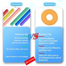 2 Pcs Pool Noodles With 2