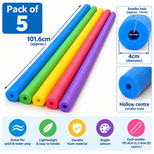 Foam pool noodles pack - pool, 5
