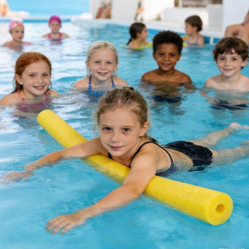 Hollow foam pool noodles - foam,