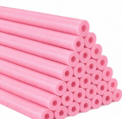 Pink hollow pool noodle - pink,